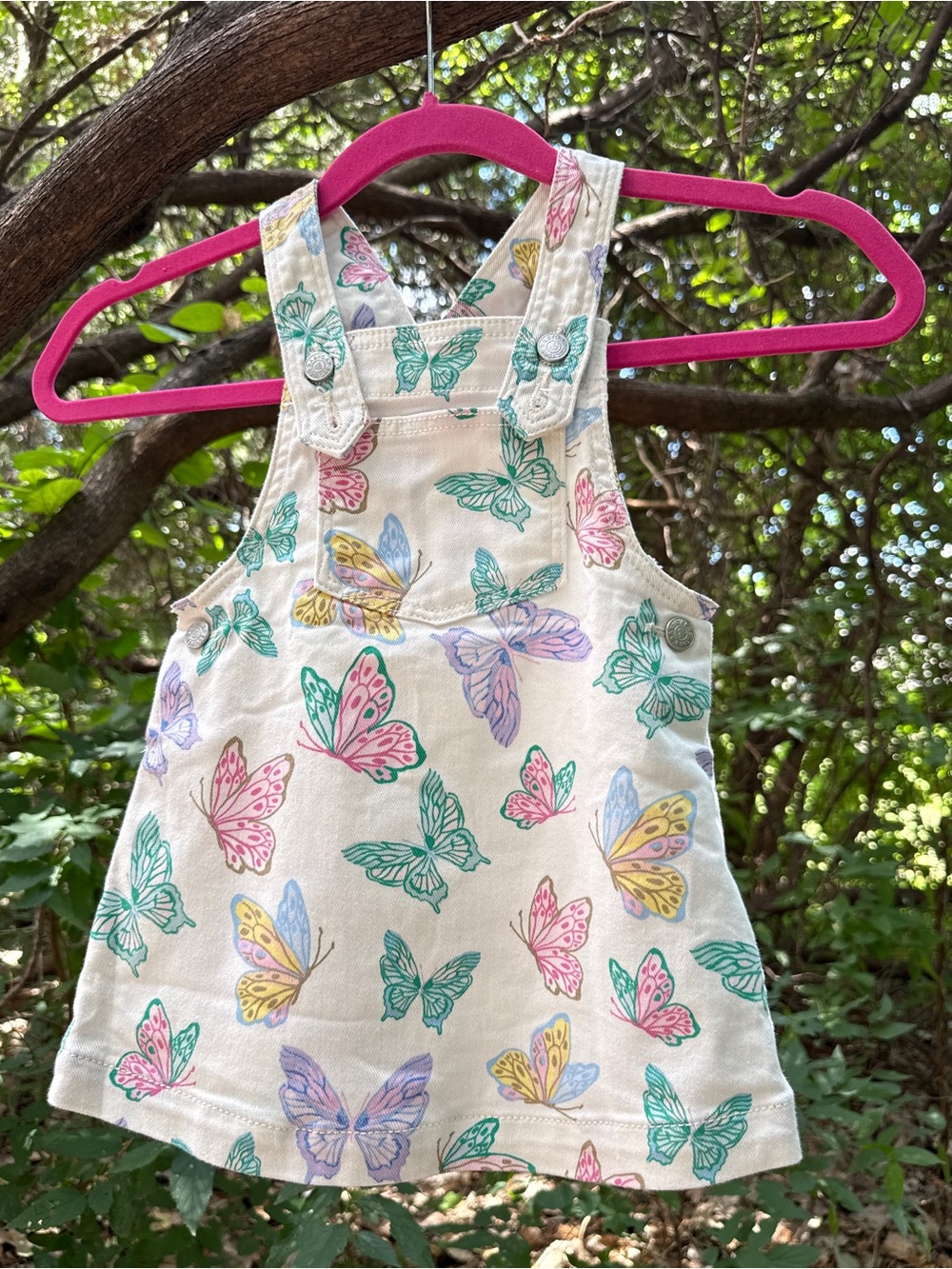 Baby Gap Butterfly Bliss Overall Dress